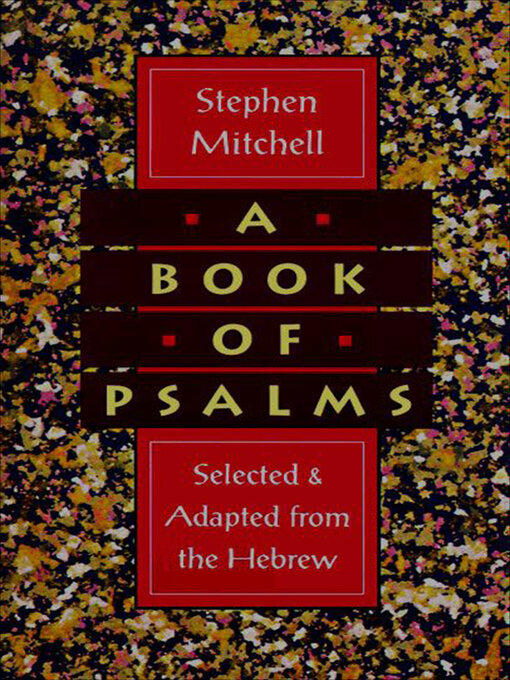 Title details for A Book of Psalms by Stephen Mitchell - Wait list